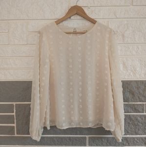 NWT Roolee Cream Blouse